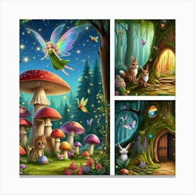 Fairy Forest 2 Canvas Print