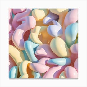 Pastels Canvas Print