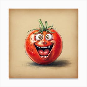 Happy Tomato 3 Canvas Print