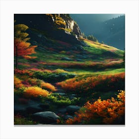 Autumn Landscape 1 Canvas Print