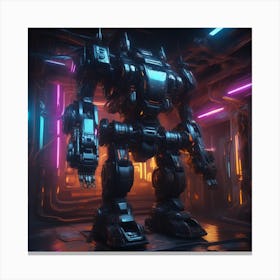 Futuristic Robot 85 Canvas Print