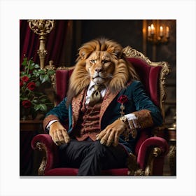 Majestic Lion 2 Canvas Print