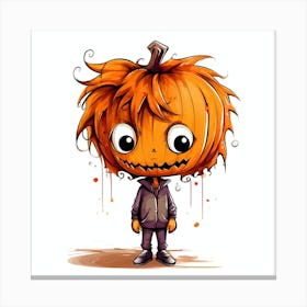 Halloween Pumpkin 4 Canvas Print