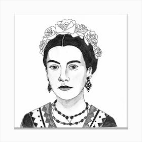 Frida Kahlo Art Print Canvas Print