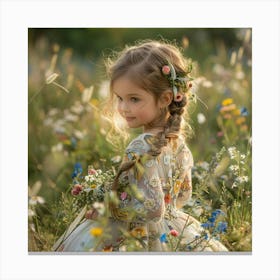 Stockcake Sunlit Floral Innocence 1719803228 Canvas Print
