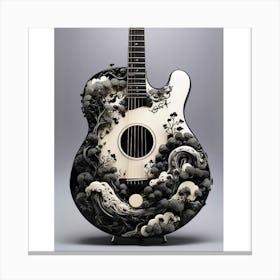 Yin and Yang in Guitar Harmony 19 Canvas Print