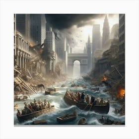 Great Flood 1 Canvas Print