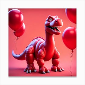 Cute DInosaur Canvas Print