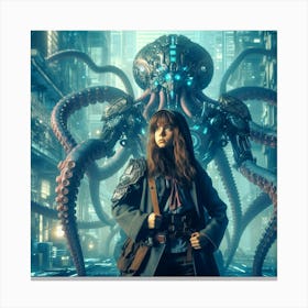 Octopus 10 Canvas Print