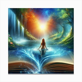 Open Book 1 Canvas Print