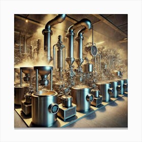 Sovereign Flame Refinery Inspired Cooking Canvas Print