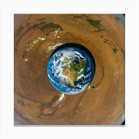 Earth From Space 4 Canvas Print