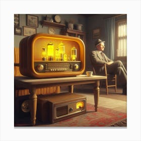 Old Radio 1 Canvas Print