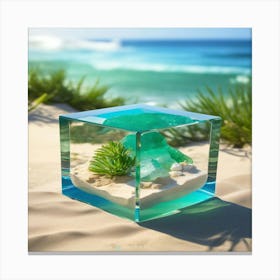 Sand And Seascape Canvas Print