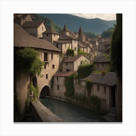 Old Town In Italy Canvas Print