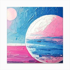 Pink Moon 1 Canvas Print