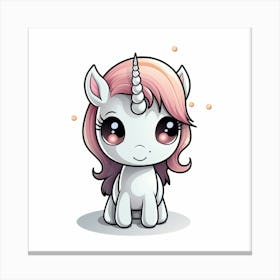 Cute Unicorn 329 Canvas Print