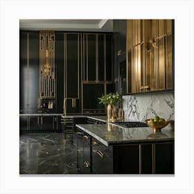 Deco Kitchen Canvas Print