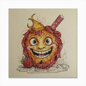 King Of The Fruit Canvas Print