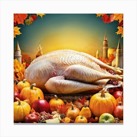 Thanksgiving Turkey 6 Canvas Print