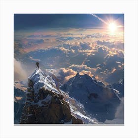 Arete View From The Top Canvas Print