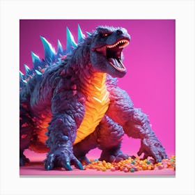 Godzilla 5 Canvas Print