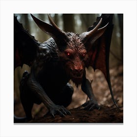 Demon In The Woods 1 Canvas Print