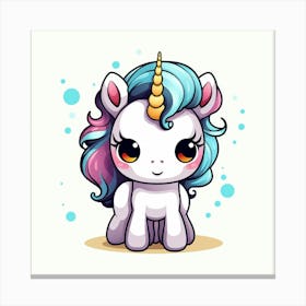 Cute Unicorn 363 Canvas Print