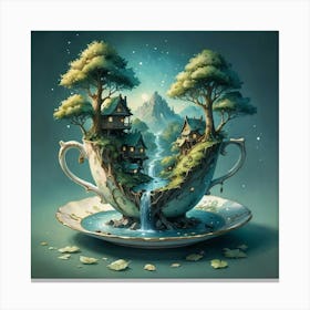 Teacup Canvas Print