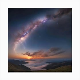 Ethereal Skies: With sweeping vistas of the sky, these images showcase the ever-changing canvas of clouds, stars, and celestial phenomena. From breathtaking sunsets to starry nights, they evoke a sense of wonder and awe, reminding us of the vastness and mystery of the universe. Canvas Print