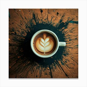 Coffee Latte Art 53 Canvas Print