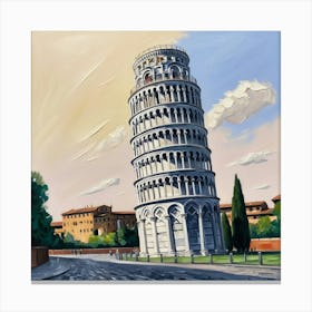 Leaning Tower Of Pisa 1 Canvas Print