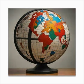 World Globe 1 Canvas Print