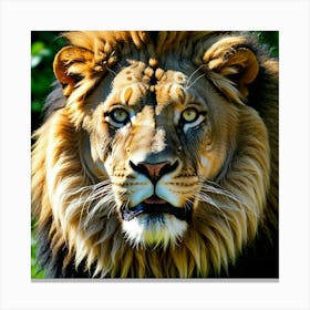 Lion photo 2 Canvas Print