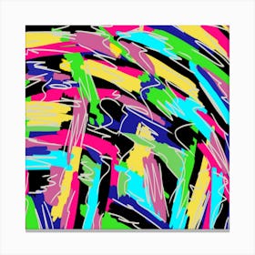 Multi Color Abstract Canvas Print
