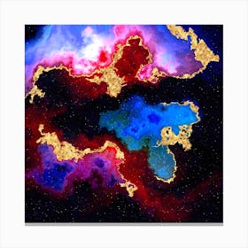 100 Nebulas in Space with Stars Abstract n.072 Canvas Print