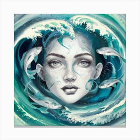 Mermaid 10 Canvas Print