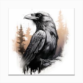 Raven 2 Canvas Print