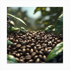 Coffee Beans 200 Canvas Print