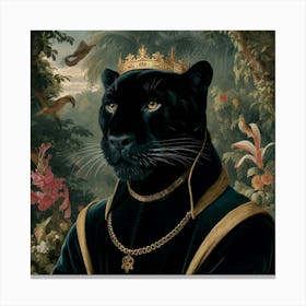 Royal Panther Canvas Print