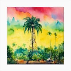 Palm Tree Canvas Print