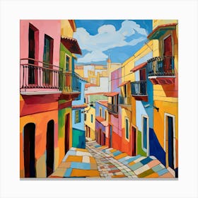 Colorful Street 1 Canvas Print