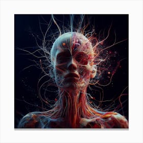 Human Anatomy Exposed Canvas Print