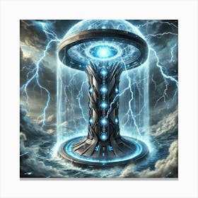 Stormwall Tower Storm Barrier Canvas Print