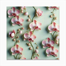 Pink Orchids 1 Canvas Print