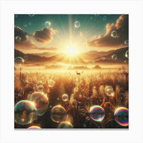 Bubbles Stock Videos & Royalty-Free Footage 23 Canvas Print