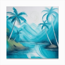 Of Palm Trees Canvas Print