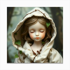 Flux Schnell A Serene Porcelain Doll With Intricate Facial Fea 2 Toile