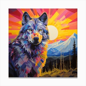 Wolf Mountain Canvas Print