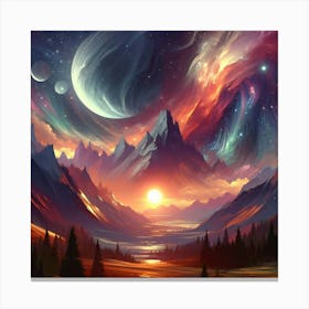 Astral Aura 4 Canvas Print